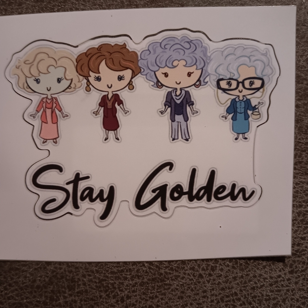 Stay Golden Sticker Set Golden Girls